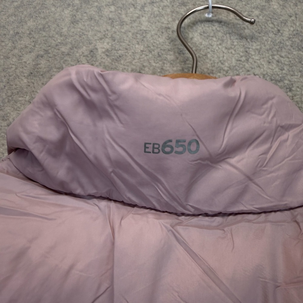 Eddie Bauer Womens EB650 Down Fill Puffer Vest Light Purple Full Zip Pockets L - Picture 2 of 7